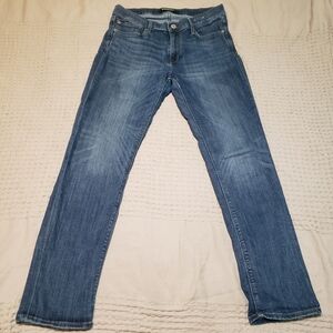 Express Jeans Skinny Mid Rise Stretch Blue Denim Size 12R